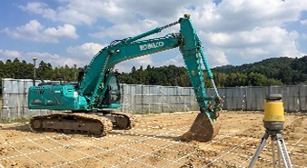 ICT建設機械による施工のイメージ